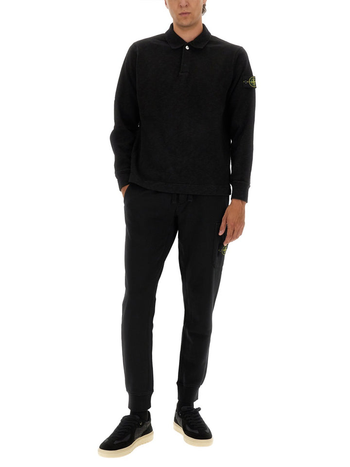 Stone Island Polo - Black | Wanan Luxury