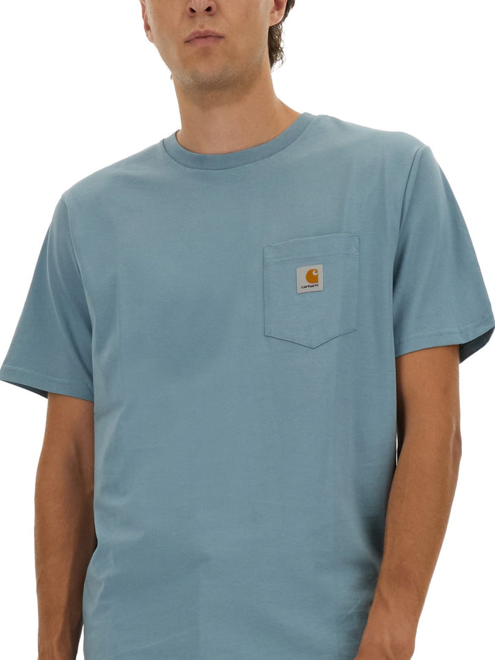 Carhartt Wip T shirts - Light Blue | Wanan Luxury
