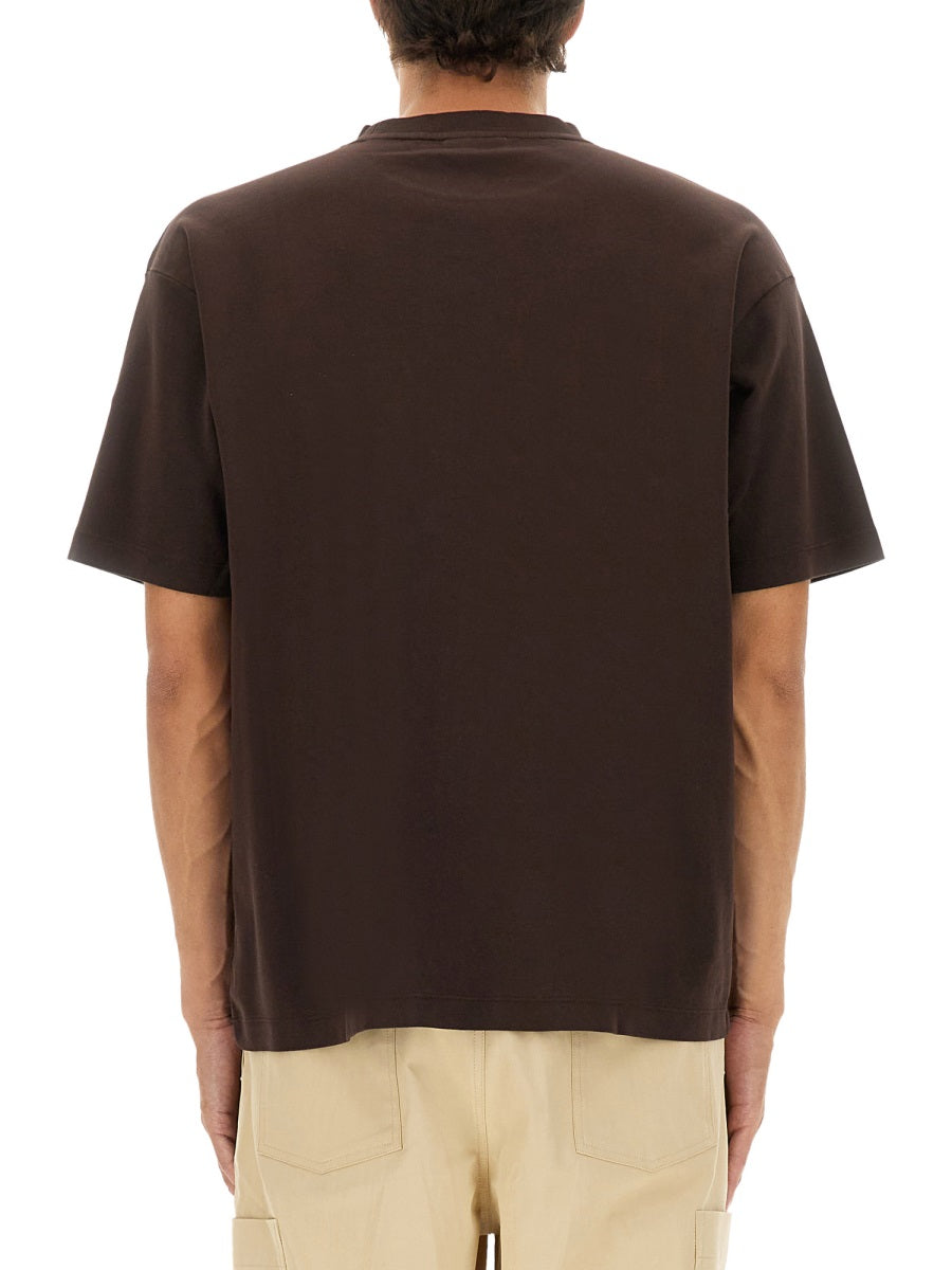 Drôle De Monsieur T shirts - Brown | Wanan Luxury