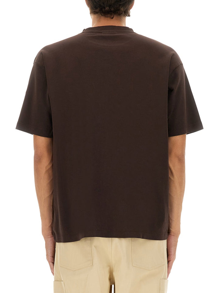 Drôle De Monsieur T shirts - Brown | Wanan Luxury