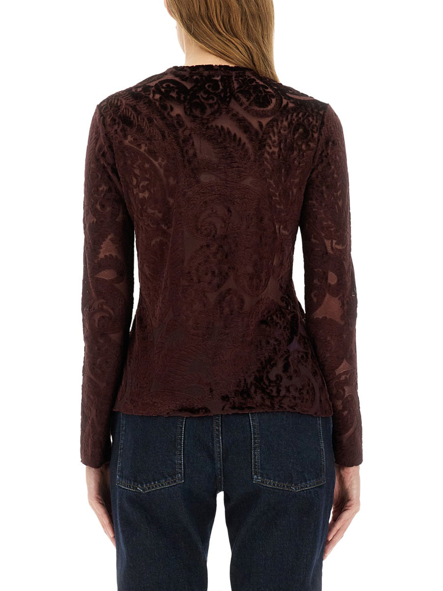Etro Tops - Burgundy | Wanan Luxury