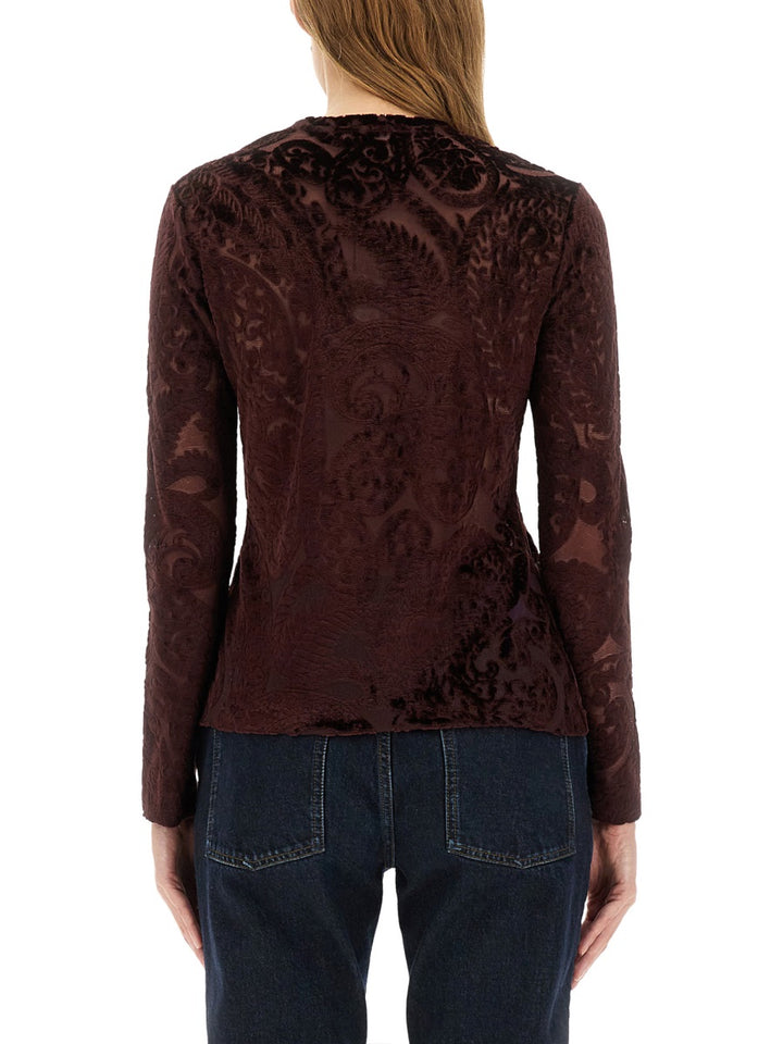 Etro Tops - Burgundy | Wanan Luxury