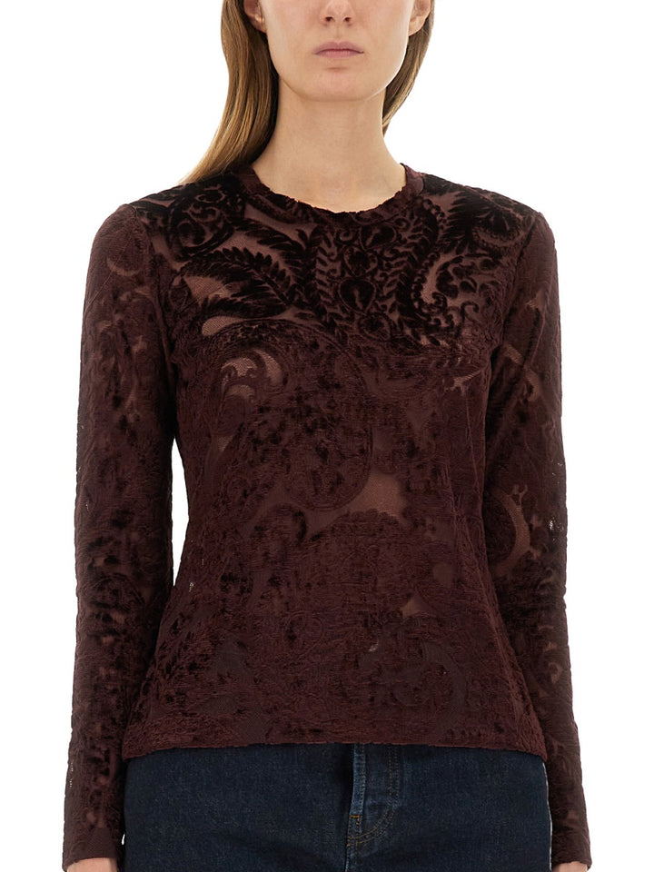 Etro Tops - Burgundy | Wanan Luxury