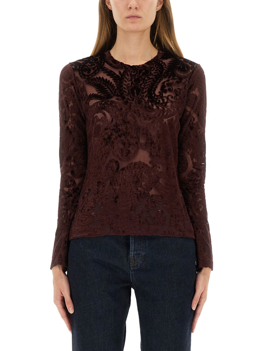 Etro Tops - Burgundy | Wanan Luxury