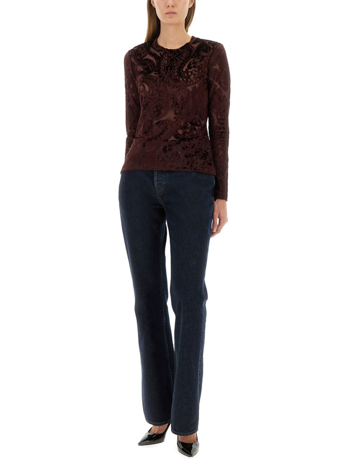 Etro Tops - Burgundy | Wanan Luxury