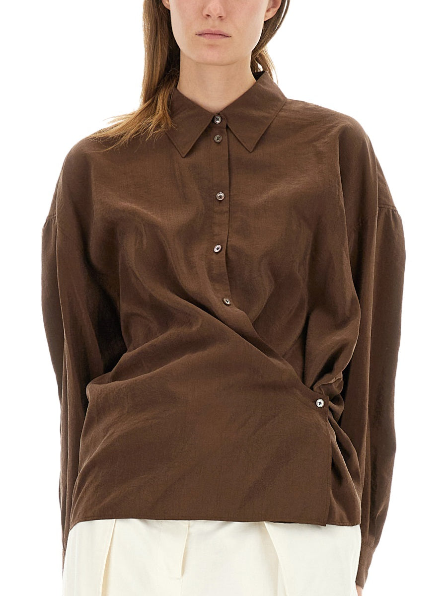 Lemaire Shirts - Brown | Wanan Luxury