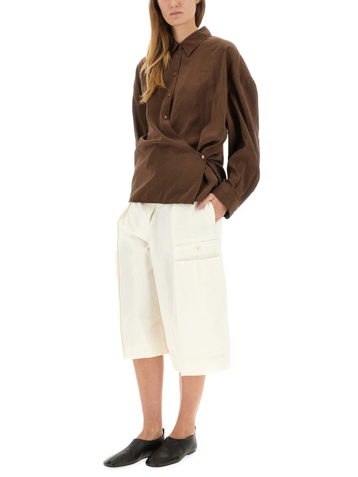 Lemaire Shirts - Brown | Wanan Luxury