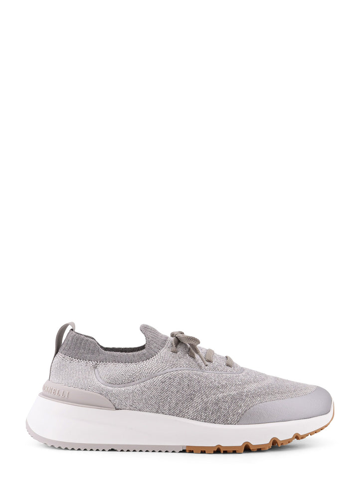 Brunello Cucinelli Sneakers - 9400 502 SILVER BIANCO/AMBRA/G | 35d3af6054a6995237ca8e662469a39094eb1d3f
