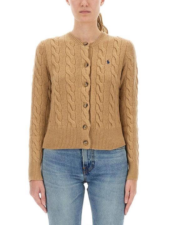 Cable-Knit Cardigan