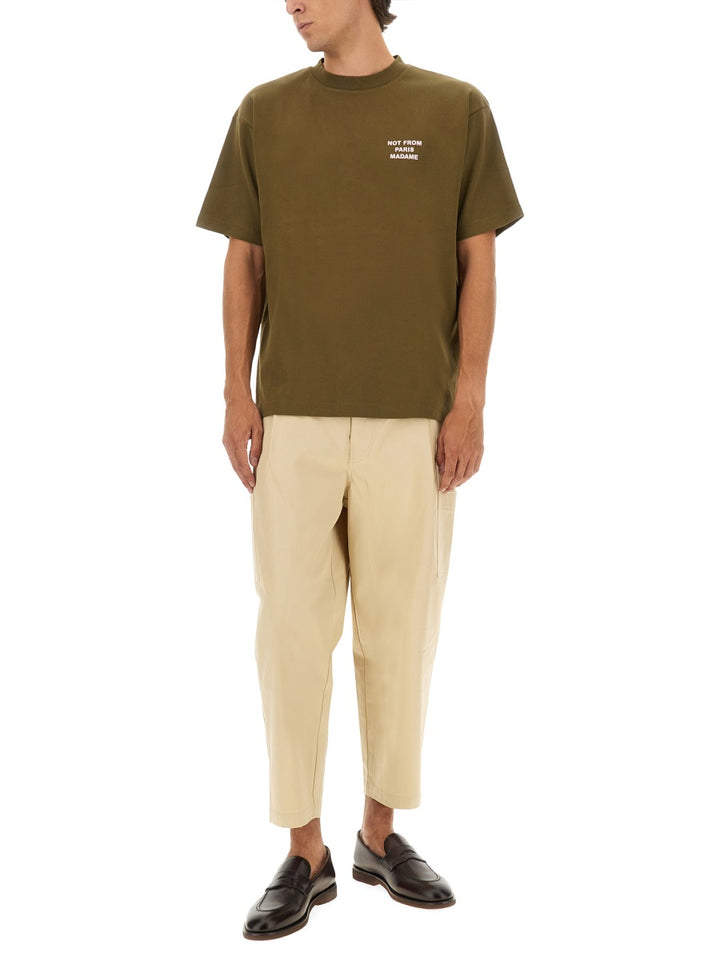 Drôle De Monsieur T shirts - Brown | Wanan Luxury