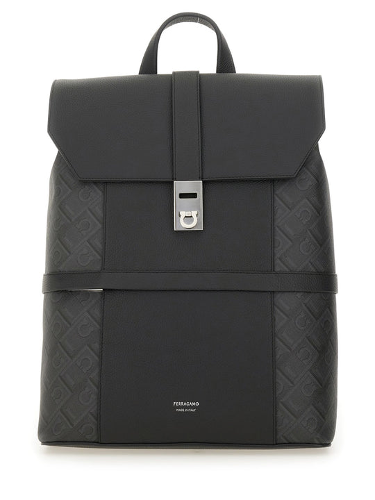 Backpack With Buckle "Hooks"