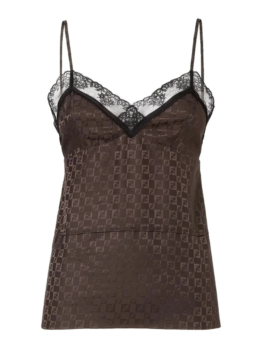 Fendi Tops - Brown | Wanan Luxury