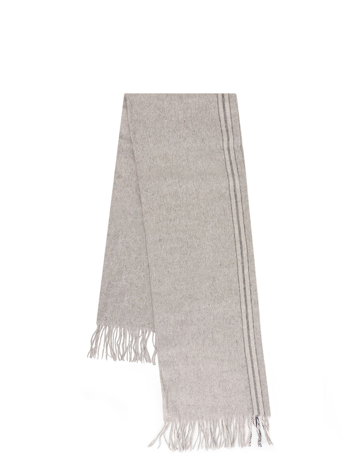Brunello Cucinelli Scarfs - GRIGIO CHIARO NAVY | 6ebde66cbd9f9300a437308d84ca9f6c0df39158