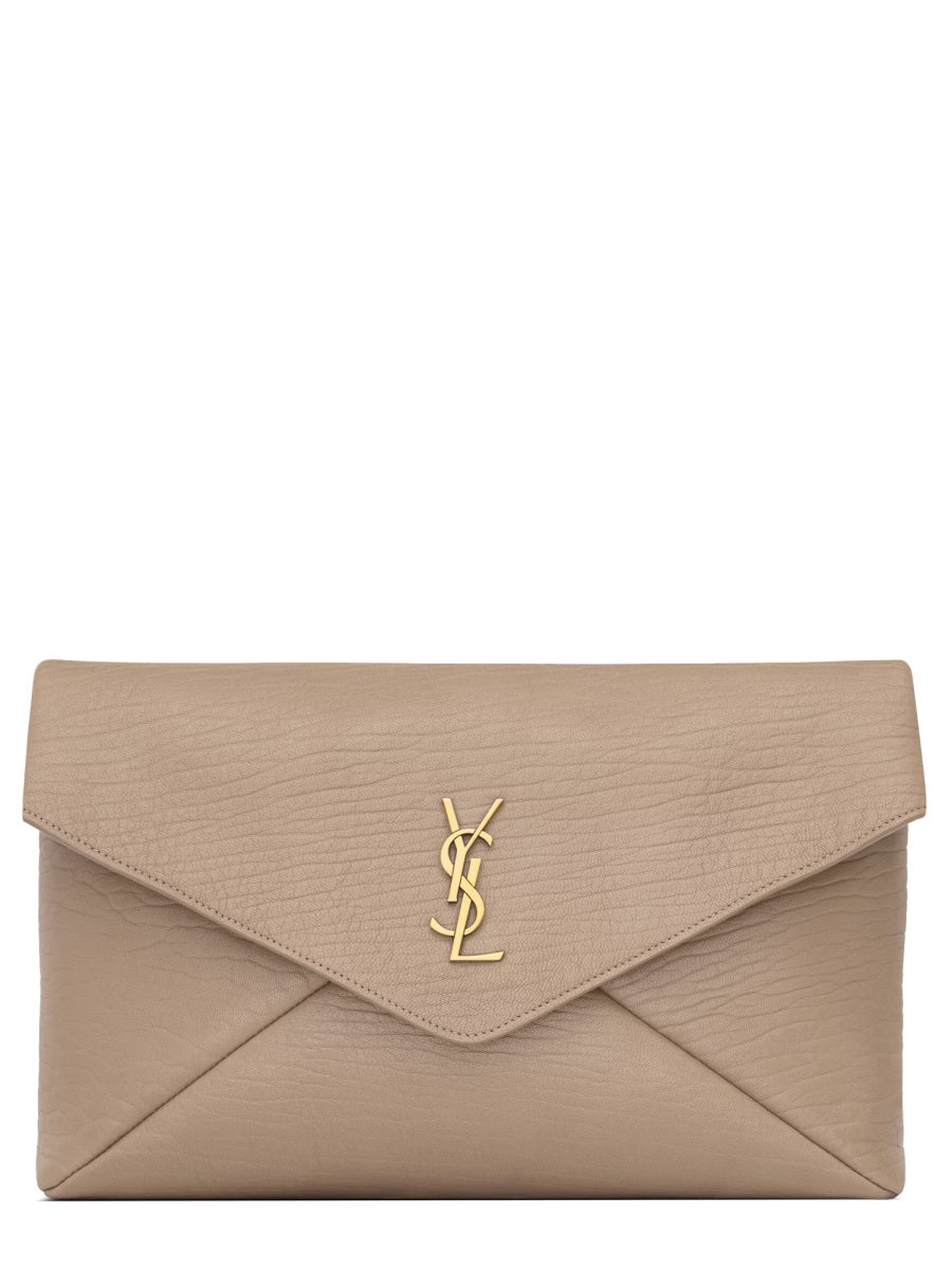 Saint Laurent Clutch Bags - Beige | Wanan Luxury