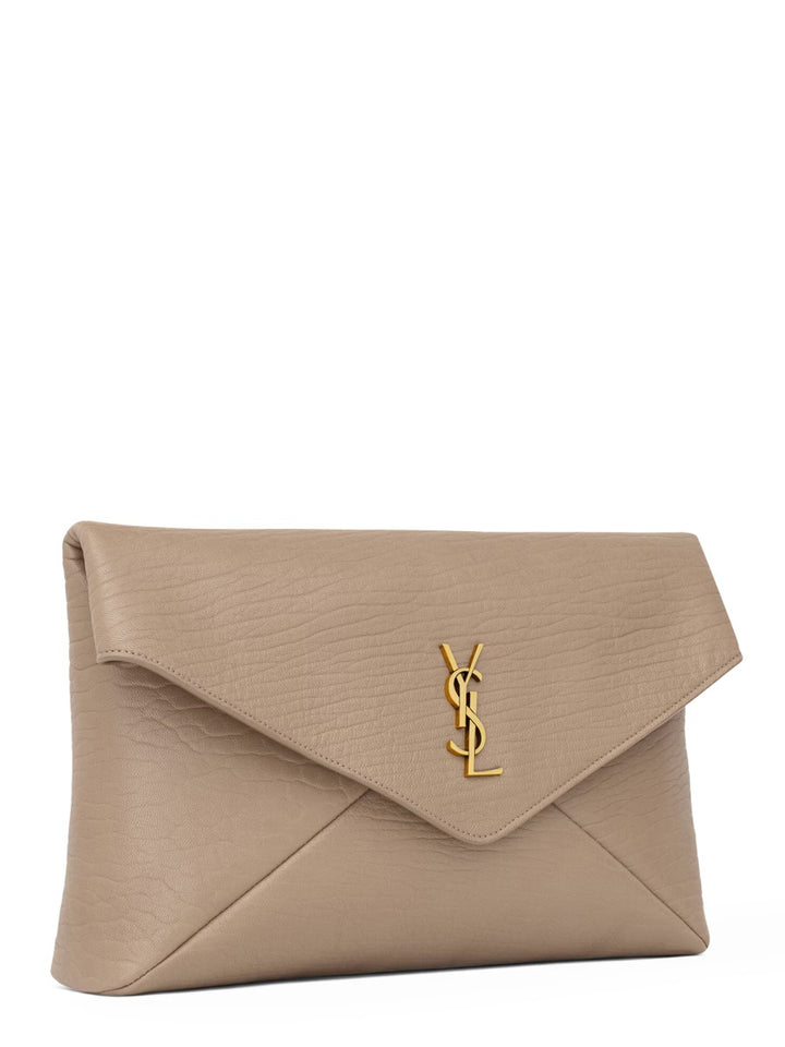 Saint Laurent Clutch Bags - Beige | Wanan Luxury