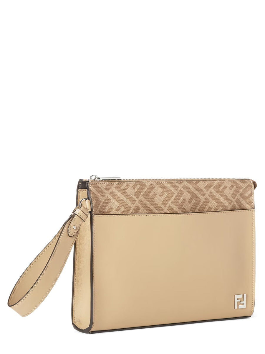 Fendi Clutch Bags - Beige | Wanan Luxury