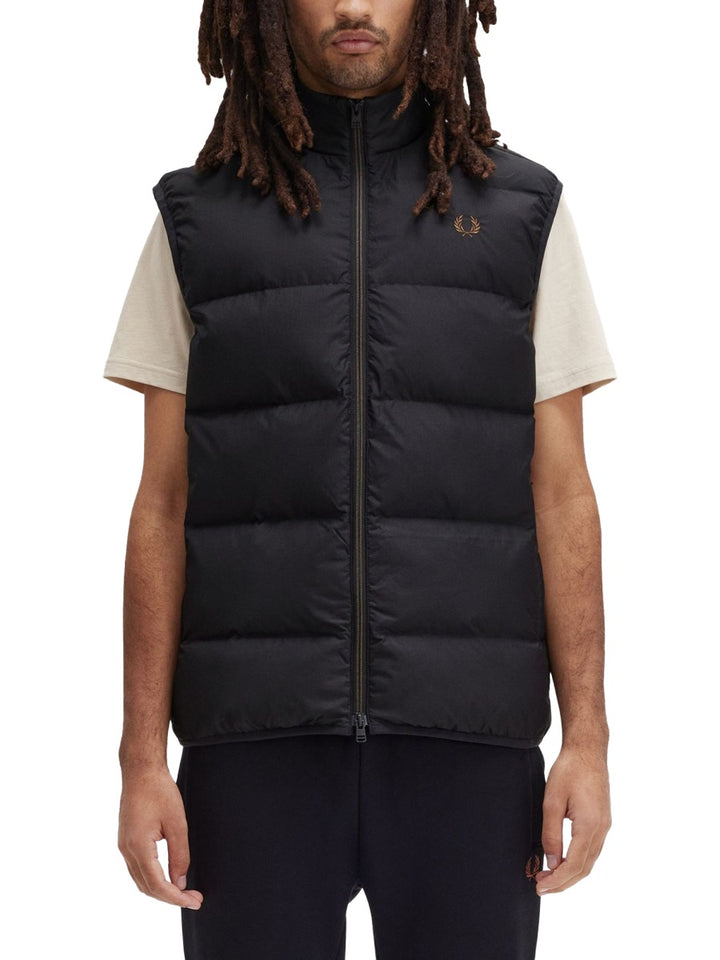 Fred Perry Gilet - Black | Wanan Luxury