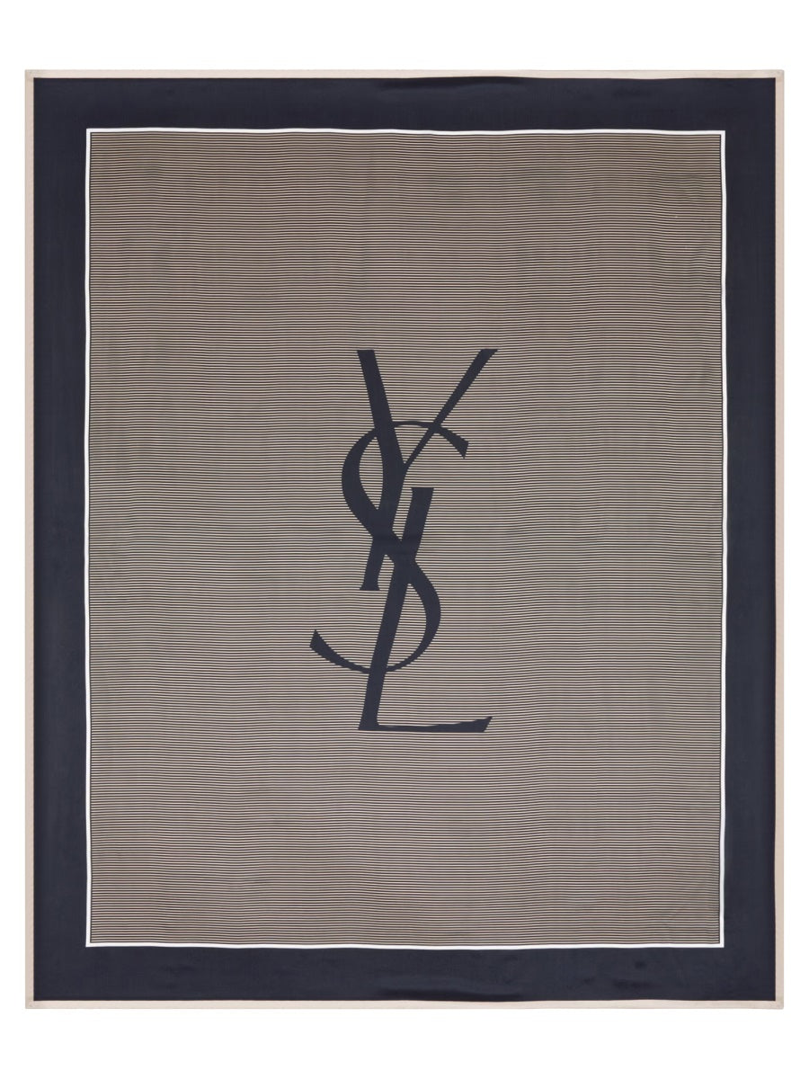 Saint Laurent Scarves & Gloves - Blue | Wanan Luxury