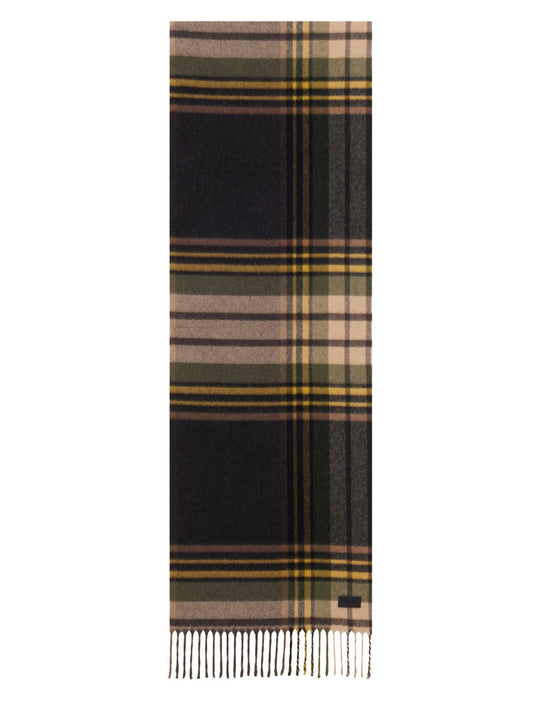 Cashmere And Wool Tartan Scarf