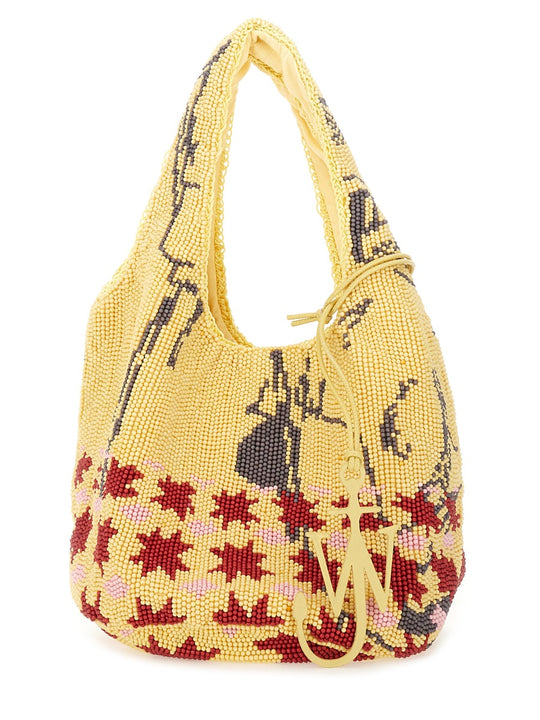 Mini Beaded Tote Bag