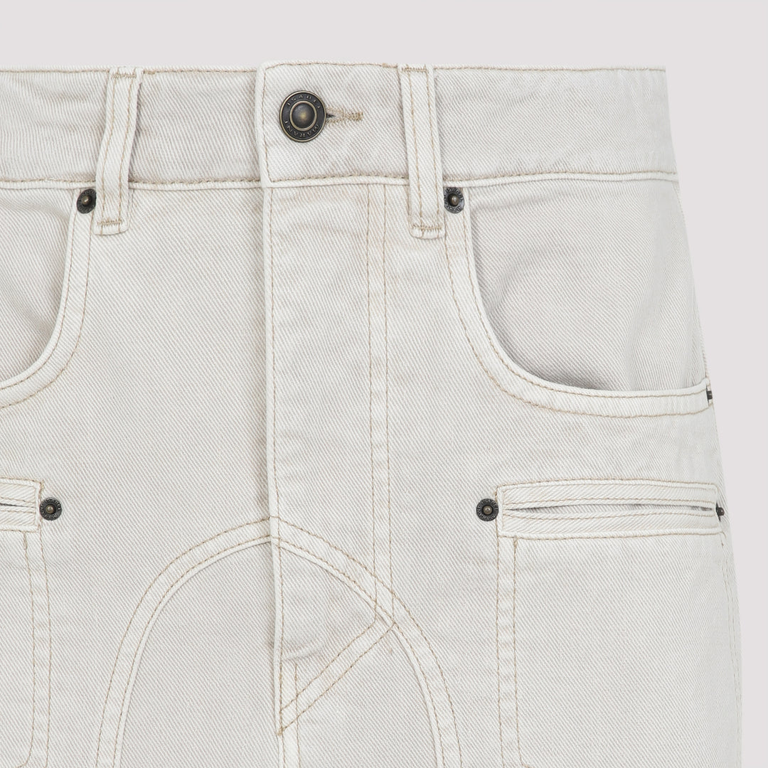 Isabel Marant Midi skirts - Nude & Neutrals | e74420feb1afb3ea38fccbc9af2bf441782acd1f