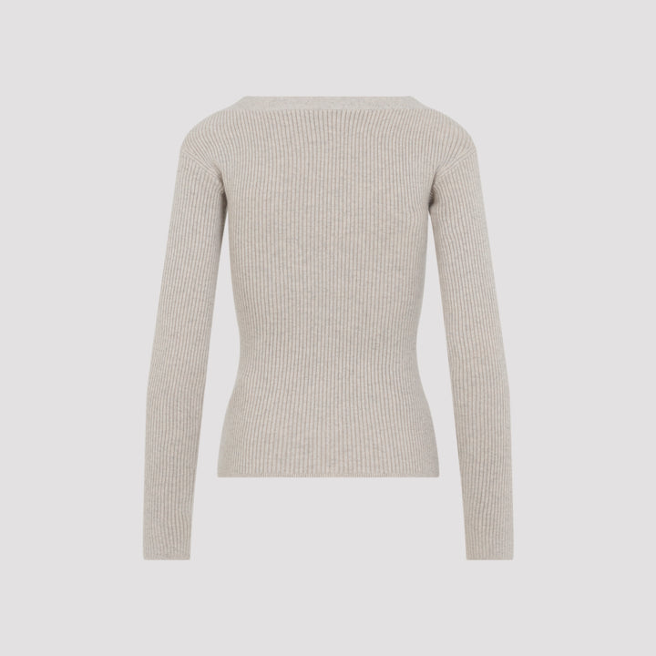 Max Mara Cardigan - Nude & Neutrals | 35413ba27eb7d4d0181d48dcf302716911cdcd98