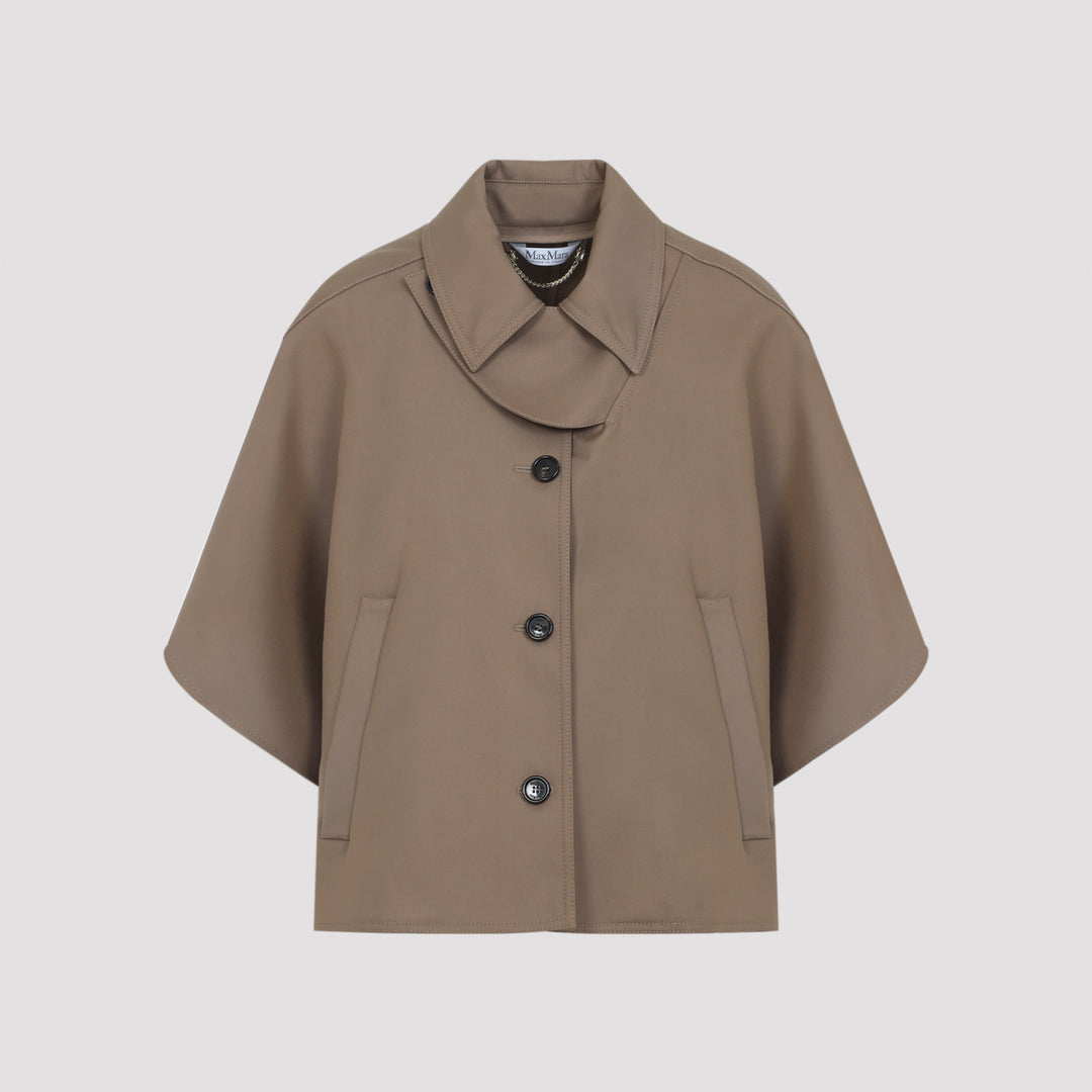 Max Mara Cape - Nude & Neutrals | b0a0028de93428d40442f4e282be4df1af016d66