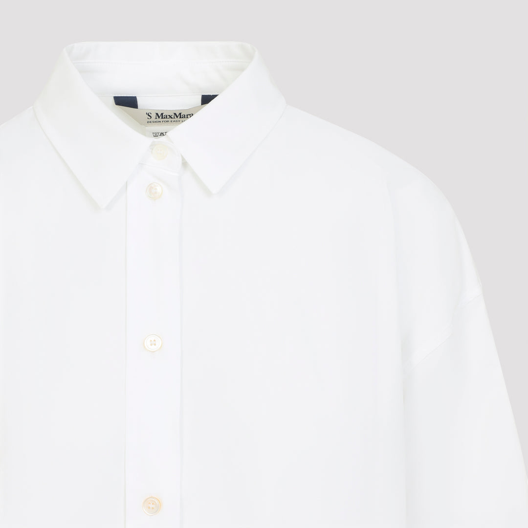 Max Mara`S Shirts - White | 4bf4792403ef87f48ca2d0ee31b50c43e57ac9e5