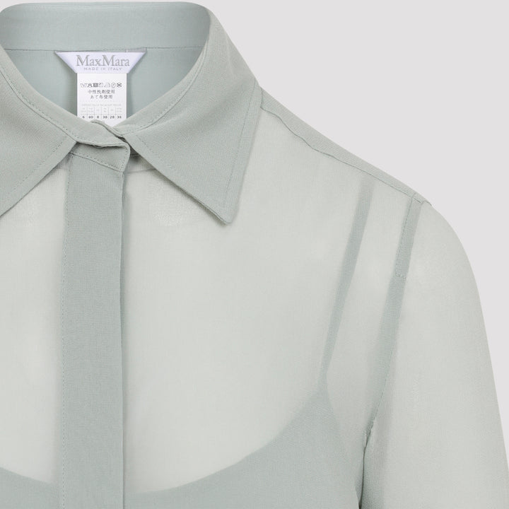Max Mara Shirts - Green | ffdb92ee0703d8ff8a7d269e8f1834dbec091031