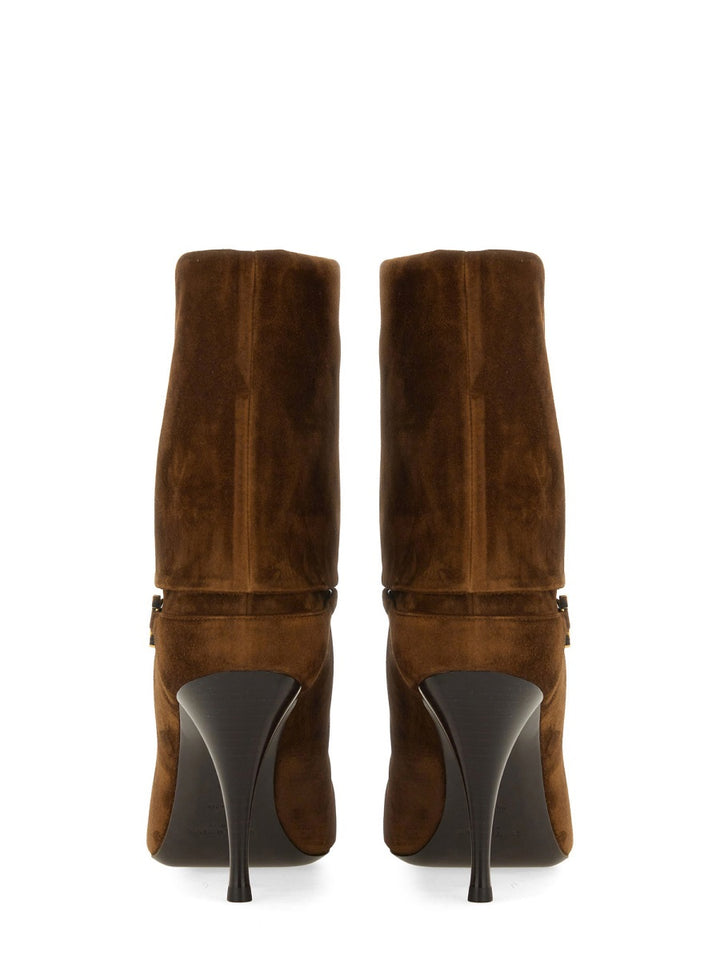 Saint Laurent Boots - Brown | Wanan Luxury
