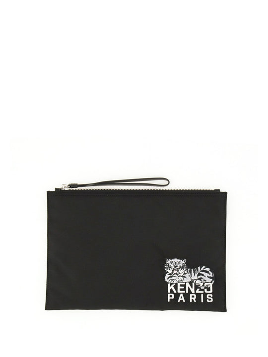 Large "Kenzo Happy Tiger" Clutch