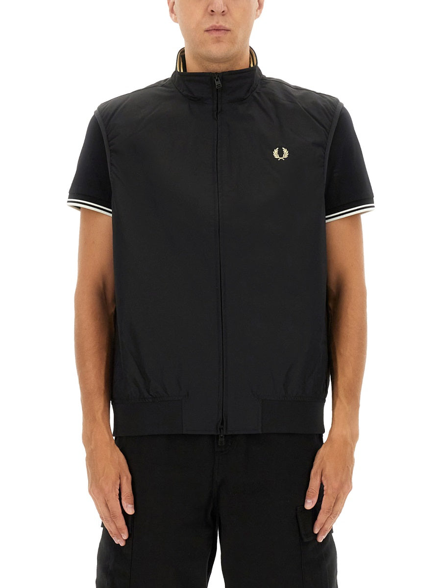 Fred Perry Gilet - Black | Wanan Luxury