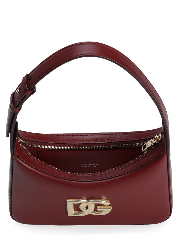 Dolce & Gabbana Shoulder Bags - Burgundy | Wanan Luxury