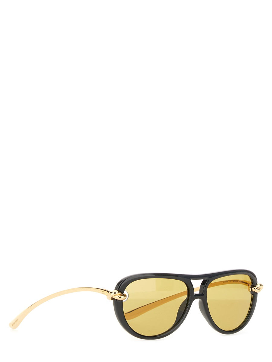 Bottega Veneta Sunglasses - Black | Wanan Luxury