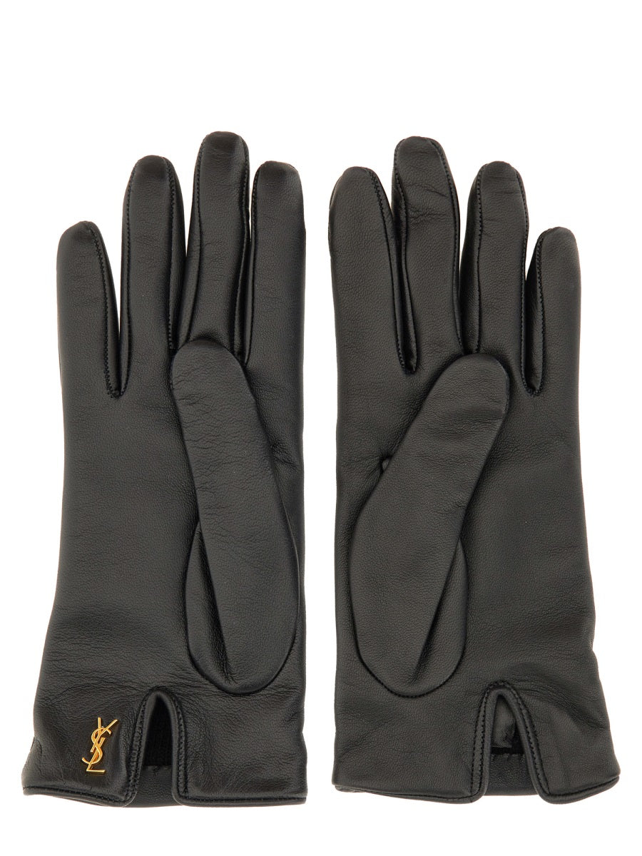 Saint Laurent Scarves & Gloves - Black | Wanan Luxury