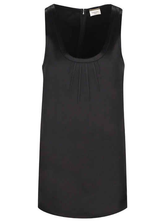 Cassandre Shift Dress In Satin