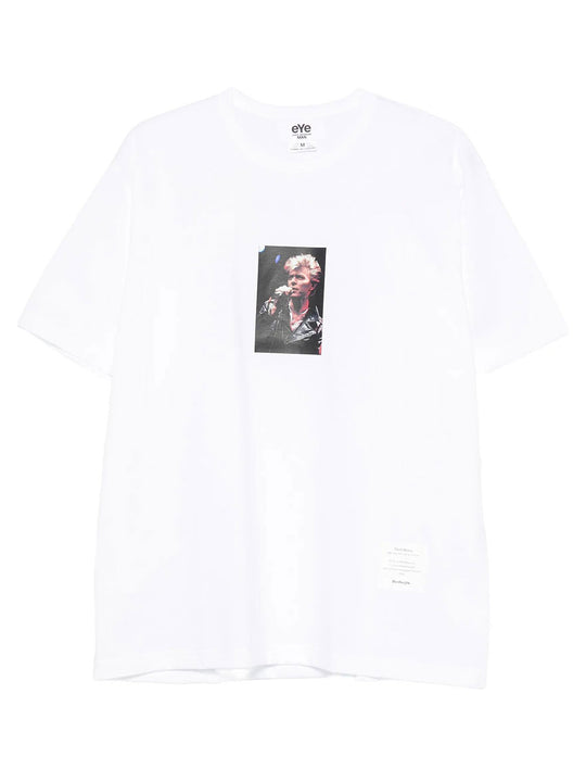 David Bowie-Print Cotton T-Shirt