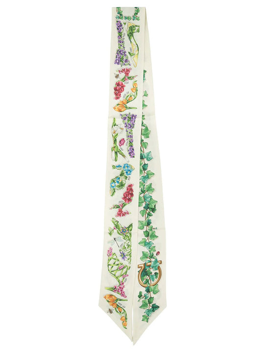 Eden Shoes Print Silk Mini Bandeau