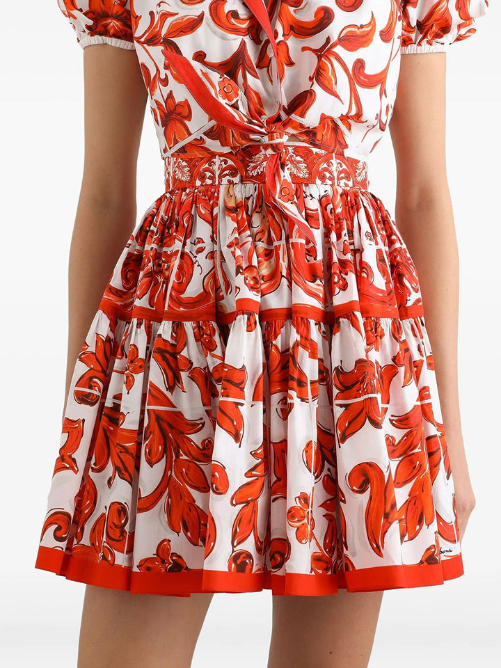 Dolce & Gabbana Mini skirts - Yellow & Orange | f3f2724df76ba0e4da45ba36e23ae004d91a0d7e