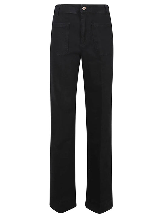 Alina Stretch Jeans In Washed Black