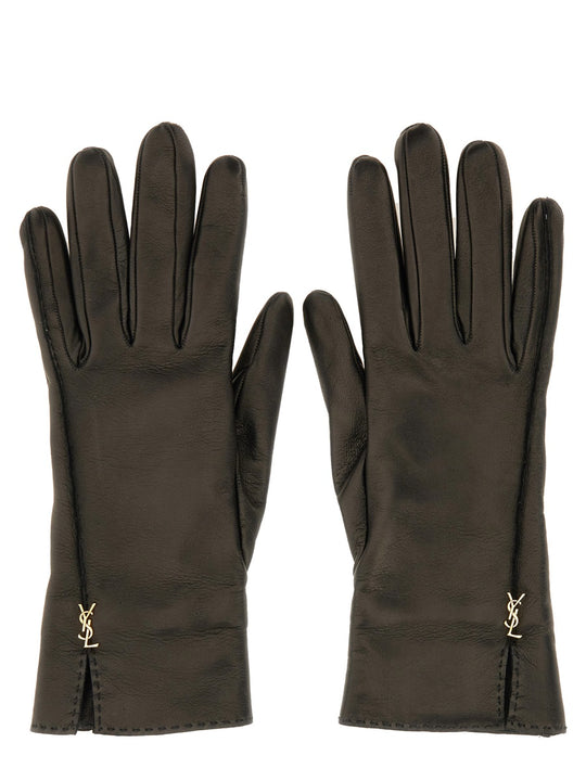 Cassandre Leather Gloves
