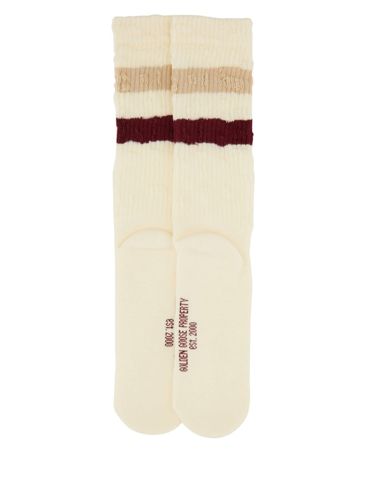 Golden Goose Socks - White | Wanan Luxury