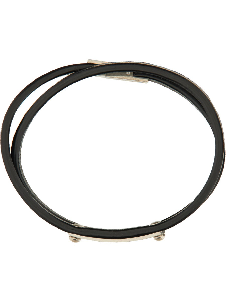 Saint Laurent Bracelets - Black | Wanan Luxury