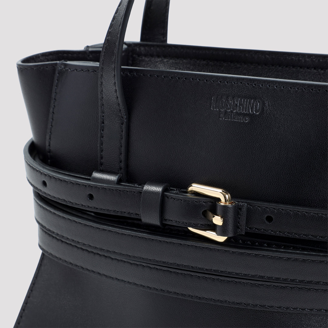 Moschino Handbag - Black | f16d1832971423461baadc01a659da579fa7afed