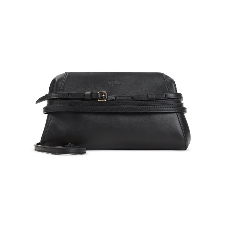 Moschino Clutches - Black | f7774e60ab26ed44b75c9f9c1a0f15c0d8a7fa31