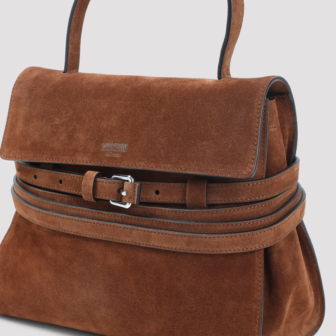 Moschino Handbag - Brown | 18faa73573ef50debf4e335bc23bb59adc66b31f