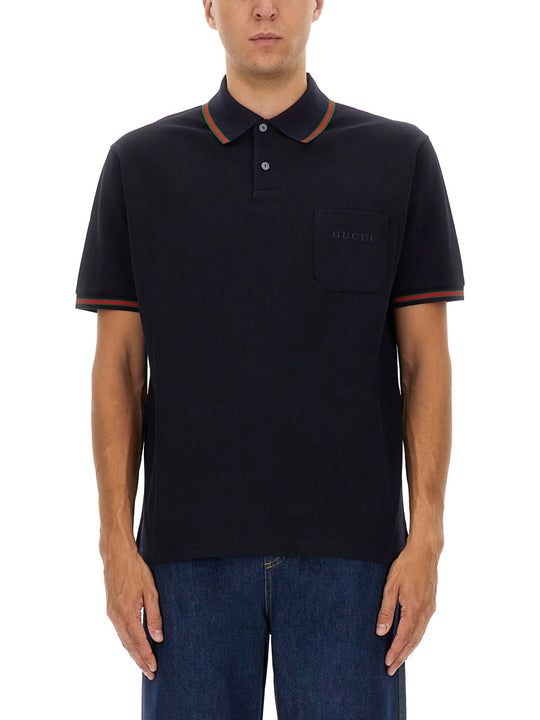 Embroidered Polo Shirt
