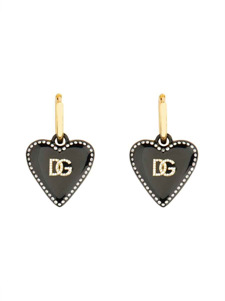 Dolce & Gabbana Earrings - Black | Wanan Luxury