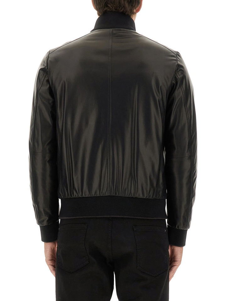 Moorer Leather Jackets - Black | Wanan Luxury