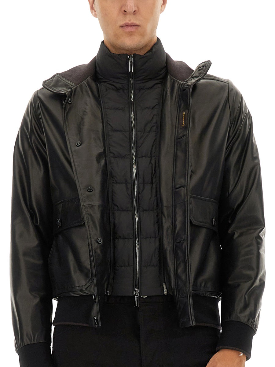 Moorer Leather Jackets - Black | Wanan Luxury